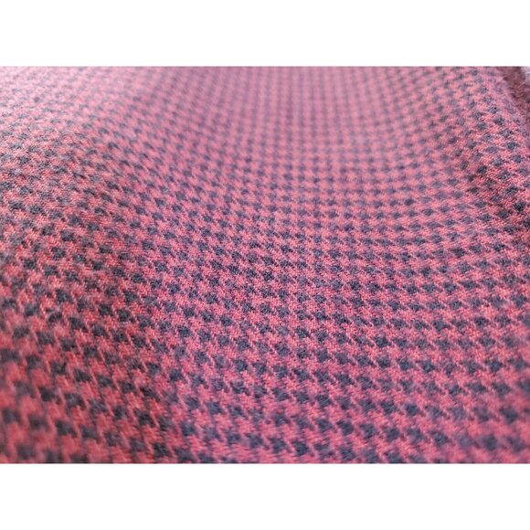 LL‎ Bean Men's XXL Tall Houndstooth Red Black Flannel Button Down Shirt 2XLT - Picture 7 of 7